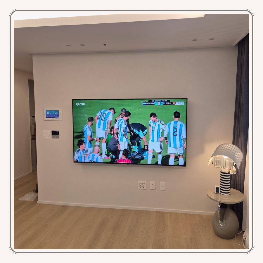 능곡동 벽걸이TV 설치