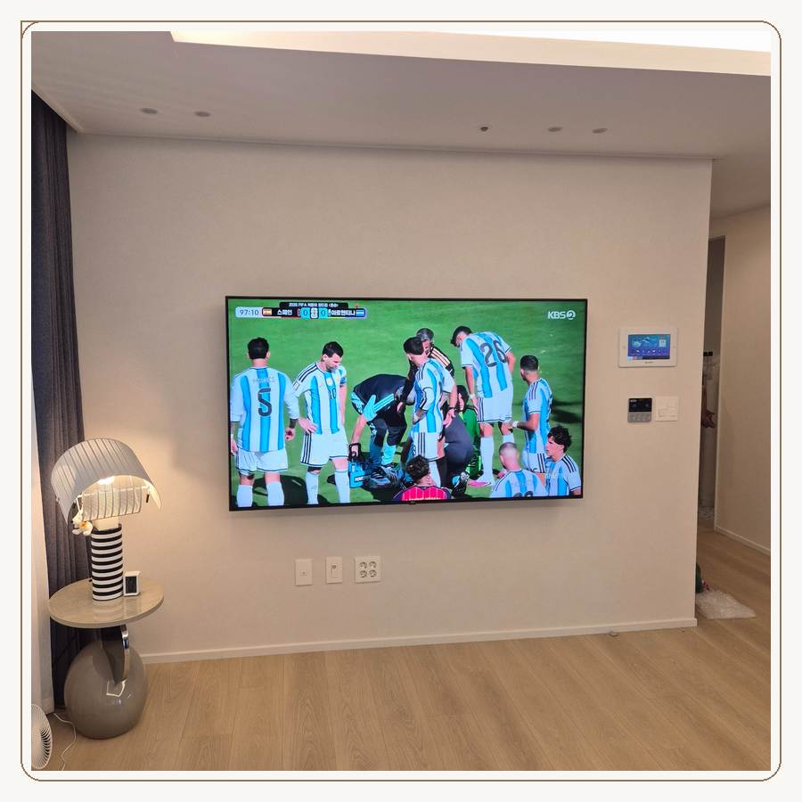 걸포동 대형TV 설치